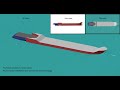 Push boat in head waves  cfd simulation with overset mesh technology