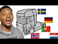 AMERICAN REACTS TO Why European Trucks Are Different