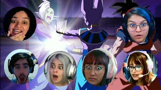 COMPILADO de STREAMERS REAGINDO ao HAKAI de BILLS em ZAMASU !!