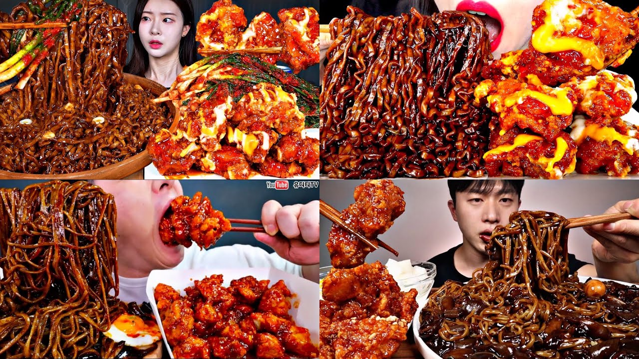 10x Spicy Noodles With Kimchi & Fried Chicken Mukbang! | Extreme Heat Challenge 🔥🥵WORLD's spiciest🔥