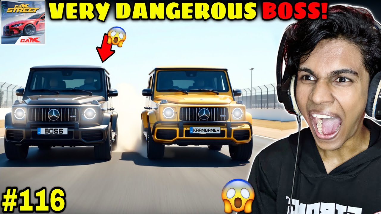 Most Dangerous Boss Race in CarX Street! 😱🔥 - CarX Street - CarX Street Gameplay in Hindi
