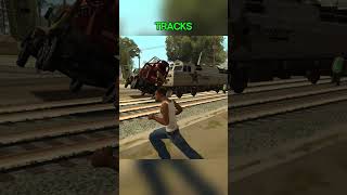 What Happens If a Train Hits a Mixer Truck in GTA Games? 💀🚂 #GTA #GTAV #Shorts