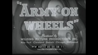 DODGE TRUCKS IN PRE WORLD WAR II ARMY EXERCISE  ARMY ON WHEELS  40414