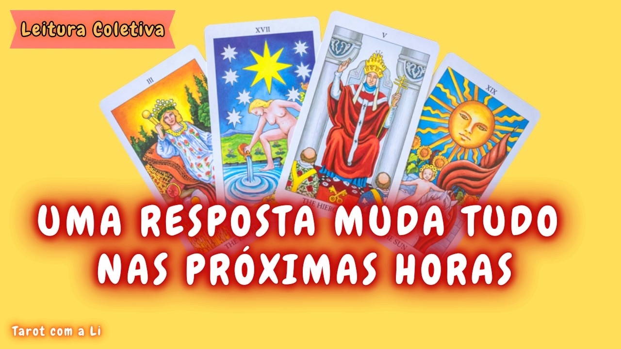 😱UMA RESPOSTA MUDA TUDO NAS PRÓXIMAS HORAS