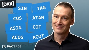SIN, COS, ASIN, ACOS, TAN, ATAN, COT, ACOT - DAX Guide