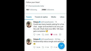 Oviya Helen Latest Tweet In Twitter - Big Boss
