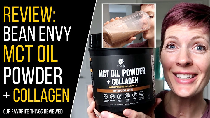 Mct oil powder with collagen and prebiotic acacia