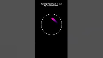 Ball bouncing simulation #adhd #music #code #space #python #physics #simulations #memes #science