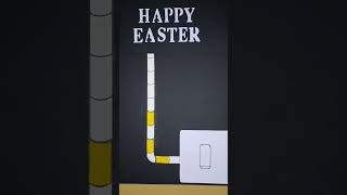 ANIMATED Happy Easter NEON SIGN! Stop motion.