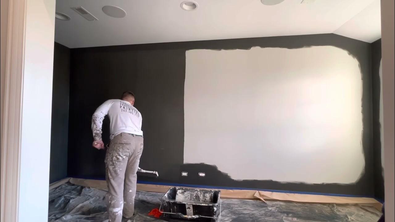 How to roll a wall using 18 inch roller the easy way! 😁👍🏼 YouTube