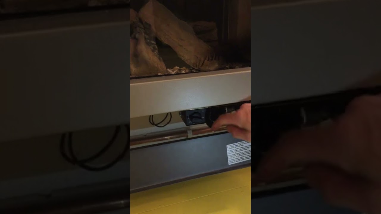 DRU Diablo gaskachel waakvlam ontsteken - huisje Tante Agnes