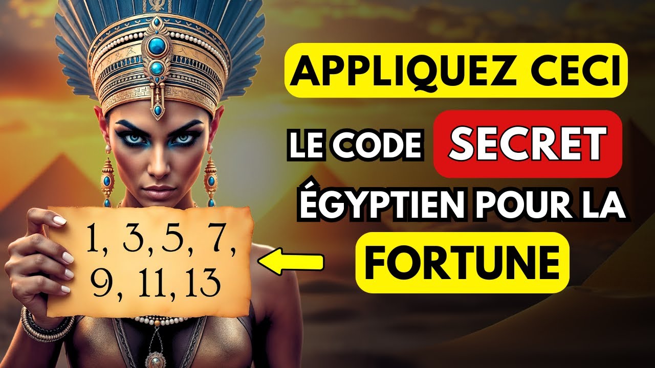 UTILISEZ CE Code Numérique Secret d'Imhotep et Plus Jamais d'Argent Manquant | Rituel Égyptien