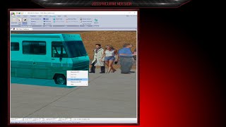 3DSimEd Mini Tutorial. How to remove an object from a scenery directly.