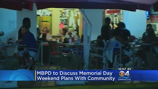 Miami Beach To Hold Community Meeting Ahead Of Memorial Day
