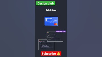 debit card creativity html css #shorts  #shortfeed