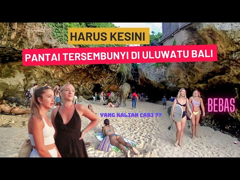 Genellikle Bali'deki Gizli Plaj olarak adlandırılan Suluban Uluwatu Plajı