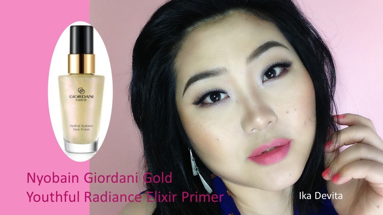 Nyobain Giordani Gold Youthful Radiance Elixir Primer 1 Minute