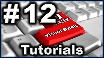 Variables in Visual Basic, types and data types. Easy VB.
