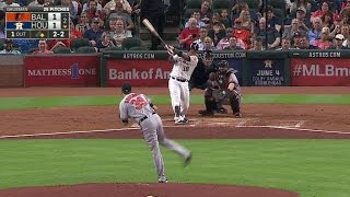 BAL@HOU: Valbuena launches a two-run shot to right
