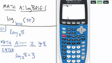logBASE Log of Any Base TI 84 Calculator