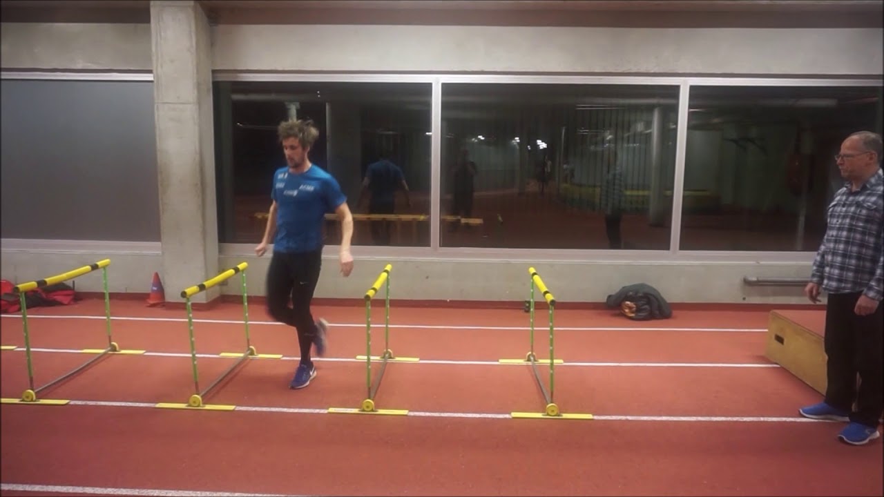 Movie of javelin condities hurdle workout 7 dec2017 YouTube