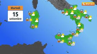 Weather, forecast, and weather trends for Italy, Tuesday, September 15, 2026