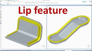 Solid Edge Tutorials #29 | How to use Lip or Groove feature for Plastic Design