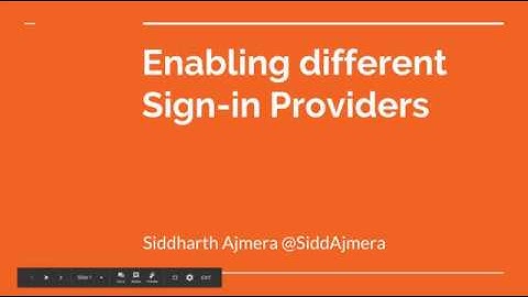 What are SignIn Providers in Firebase? How to enable them?