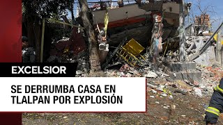 Explosión en vivienda de Tlalpan deja seis heridos