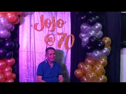 Jojo Veloso @70 birthday surprise celebration