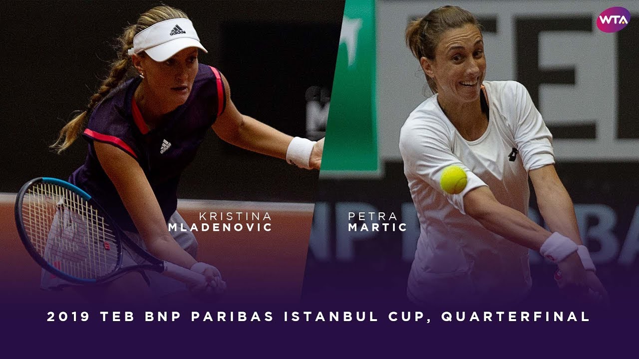 Kristina Mladenovic Vs Petra Martic 2019 Teb Bnp Paribas