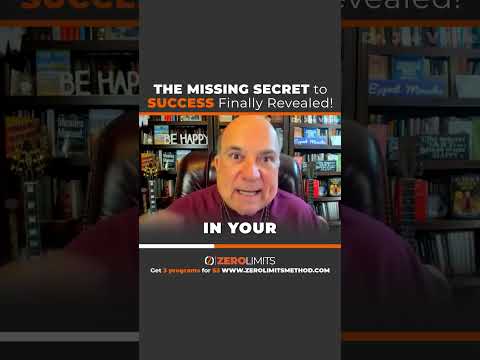 Dr. Joe Vitale – THE MISSING SECRET to Success Finally Revealed