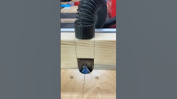 Building Router Fence with dust collection #woodworking #smartbuild #routertable #asmr