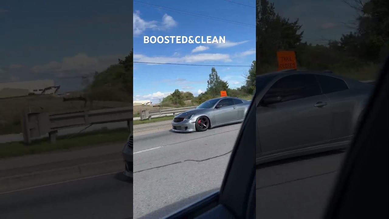 Boosted G35 coupe - very clean
