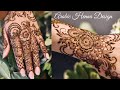 Stylish arabic henna design  rakhi 2019 special beautiful mehndi design for hand