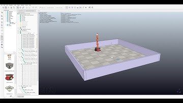 V-REP Arm on a Mobile Robot SBR Project