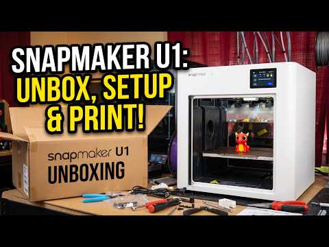 I Unboxed the Snapmaker U1 - Setup Was NOT What I Expected