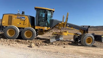 FULL OF POWER! GR2205 Motor Grader is building the road base