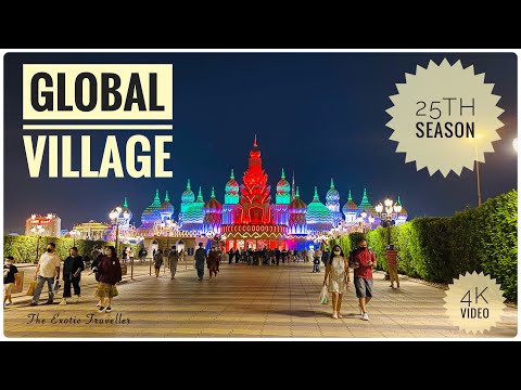 GLOBAL VILLAGE 2020 – 21 | Season 25 | Full Tour in 4K | Dubai Global Village Tour | 25Th Season