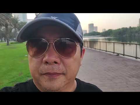 Walking at Cornich sharjha Dubai.