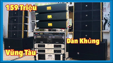 Bàn Giao Dàn Array Khủng 159 Triệu Tại Vũng Tàu ~ Loa Array Từ Trắng Đánh Bay Nhà. LH 0934554129