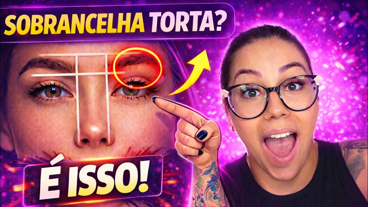 ASSIMETRIA NA SOBRANCELHA? É AQUI QUE VOCÊ ERRA.