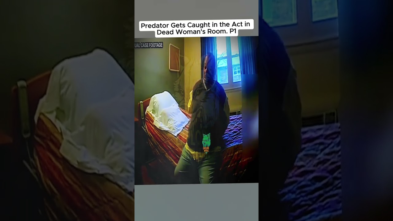 Predator gets caught in the act in a lifeless woman's room! (FULL)