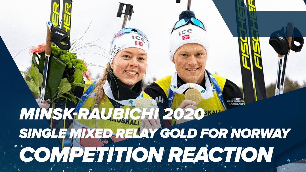 Norway claims the Single Mixed Relay in Minsk-Raubichi