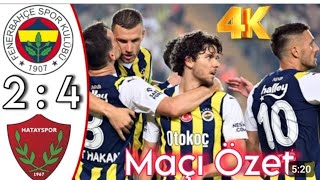 Fenerbahçe 4-2 Hatayspor maç özeti golleri izle
