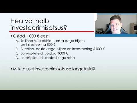 Võhikust investoriks 4: Investeerimise põhitõed