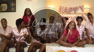 21ST BIRTHDAY VLOG || Pajama Party and BTS of photoshoot
