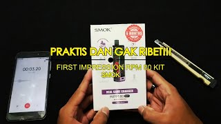 PRAKTIS DAN GAK RIBET!!! REVIEW AND UNBOXING SMOK RPM 80 KIT