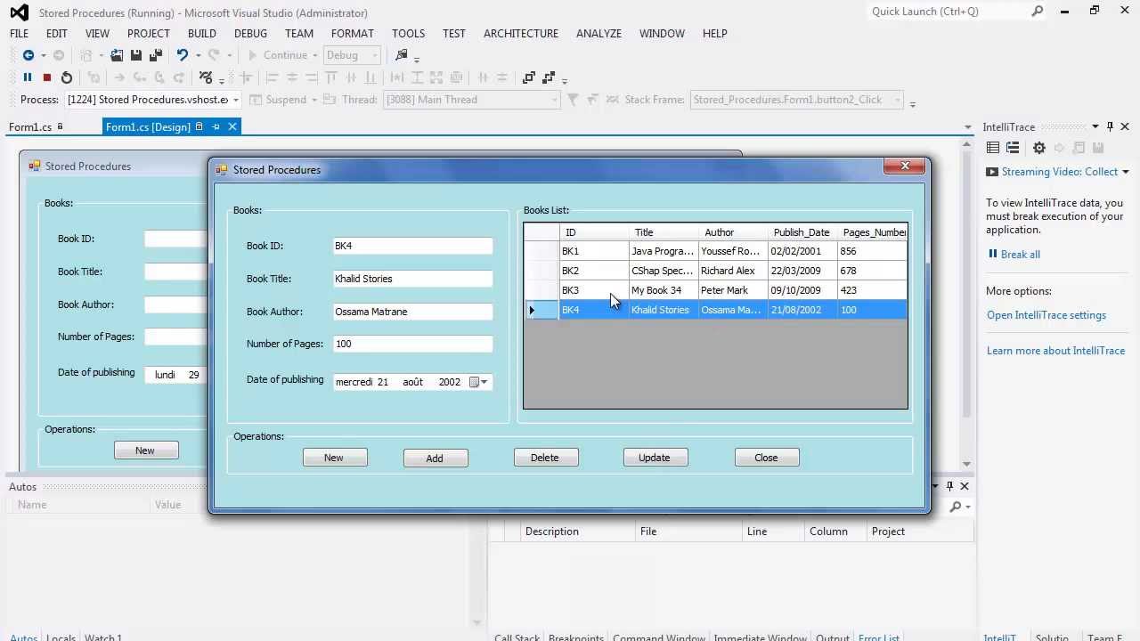 95. برمجة قواعد البيانات - الإجراءات المخزنة - تحديث البيانات Stored Procedures - Update Data