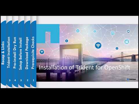 Installing Trident to Red Hat OpenShift